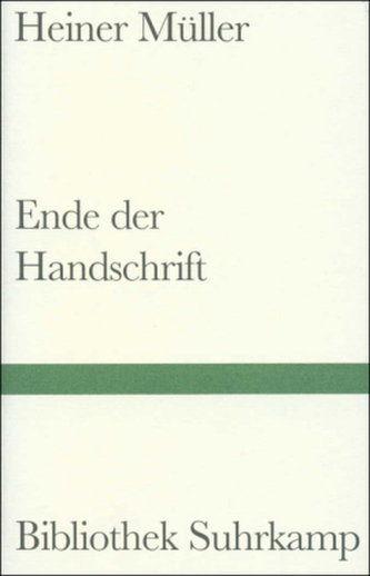 Ende der Handschrift