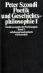 Poetik und Geschichtsphilosophie. Tl.1