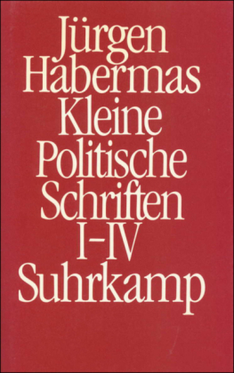 Kleine politische Schriften (I-IV)