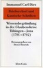 Briefwechsel und Kantische Schriften