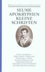 Apokryphen, Kleine Schriften, Gedichte, Übersetzungen