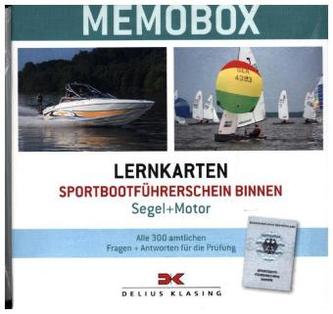 Lernkarten-Memobox Sportbootführerschein Binnen (Segel/Motor)