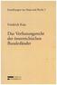 Das Verfassungsrecht der österreichischen Bundesländer