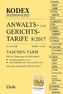 KODEX Anwalts- und Gerichtstarife 8/2017
