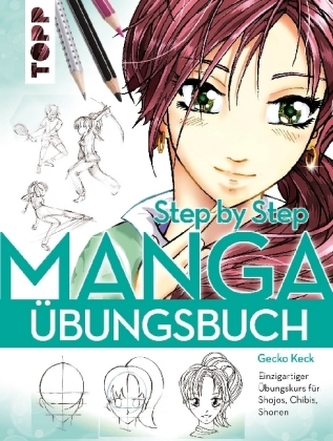 Manga Step by Step Übungsbuch