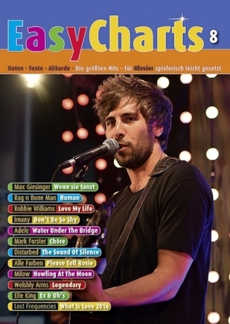 Easy Charts, für Klavier. Bd.8