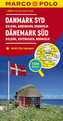 MARCO POLO Karte Dänemark Süd 1:200 000. Denmark South / Dänemark Du Sud / Danmark Syd