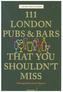 111 London Pubs and Bars