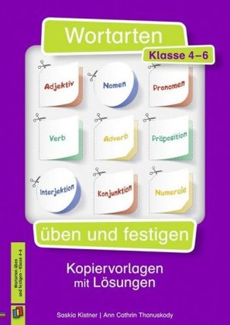 Wortarten üben und festigen, Klasse 4-6