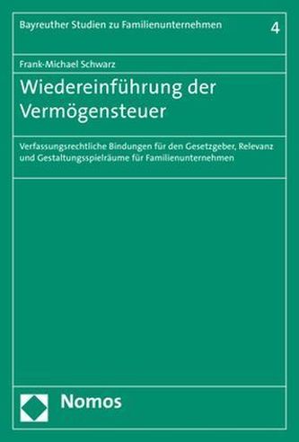 Wiedereinführung der Vermögensteuer