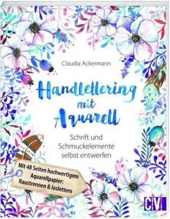 Handlettering mit Aquarell