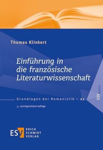 Einführung in die französische Literaturwissenschaft Einführung in die französische Literaturwissenschaft