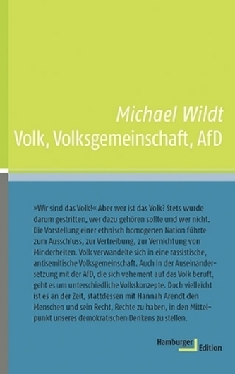 Volk, Volksgemeinschaft, AfD