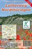KKV Rad- und Wanderkarte Lutherweg - Nordthüringen