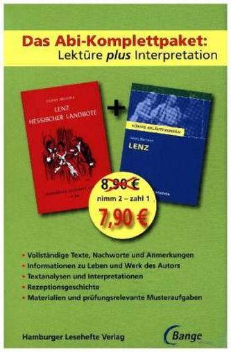Das Abi-Komplettpaket. Lektüre plus Interpretation - Lenz / Der Hessische Landbote