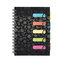 Spirálový sešit A4 s pořadačem - černý