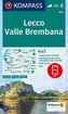 Kompass Karte Lecco, Valle Brembana