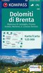 Kompass Karte Dolomiti di Brenta