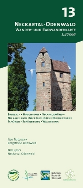 Odenwald Freizeitkarte Neckartal-Odenwald
