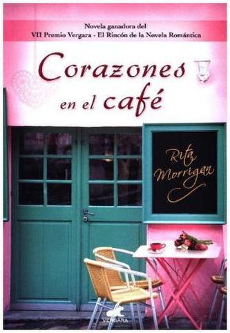 Corazones en el café
