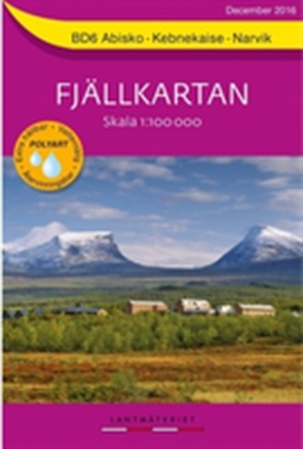 Amtliche Karte Schweden Fjällkartan. Bd.6