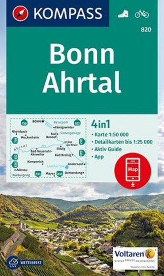 Kompass Karte Bonn, Ahrtal