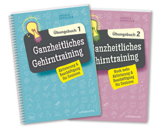 Ganzheitliches Gehirntraining Übungsbuch, 2 Bde.