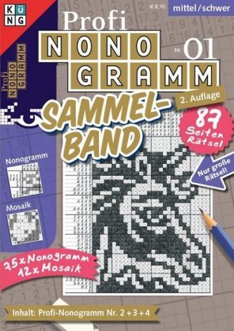 Profi-Nonogramm 3er-Band. Nr.1
