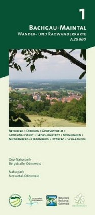 Odenwald Freizeitkarte Bachgau-Maintal