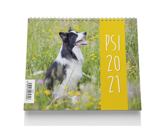 Stolní kalendář - Psi 2021