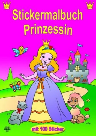 Stickermalbuch Prinzessin