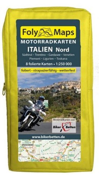 Biker Betten - FolyMaps Motorradkarten Italien Nord