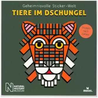 Geheimnisvolle Sticker-Welt: Tiere im Dschungel