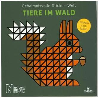 Geheimnisvolle Sticker-Welt: Tiere im Wald