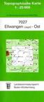 Topographische Karte Baden-Württemberg Ellwangen (Jagst), Ost