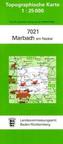 Topographische Karte Baden-Württemberg Marbach am Neckar