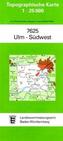 Topographische Karte Baden-Württemberg Ulm-Südwest