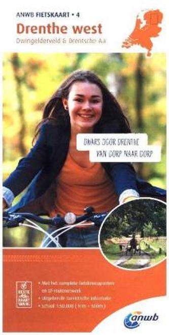 Radwanderkarte 04 Drenthe west, Dwingelderveld Drentsche Aa