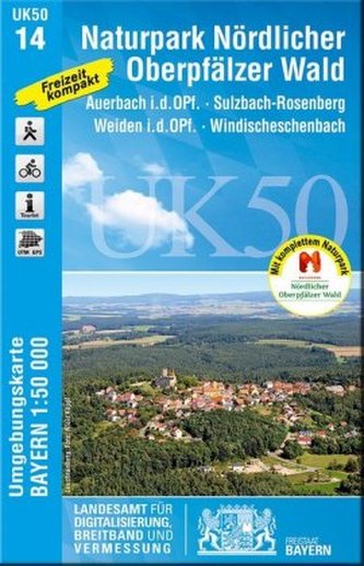 UK50-14 Naturpark Nördlicher Oberpfälzer Wald