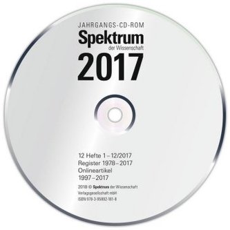 Spektrum der Wissenschaft 2017, 1 CD-ROM
