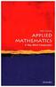 Applied Mathematics: A Very Short Introduction