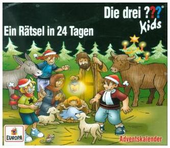 Die drei ??? Kids - Ein Rätsel in 24 Tagen, 3 Audio-CDs
