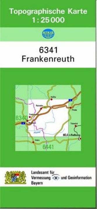Topographische Karte Bayern Frankenreuth