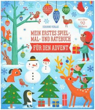 Mein erstes Spiel-, Mal- und Ratebuch für den Advent