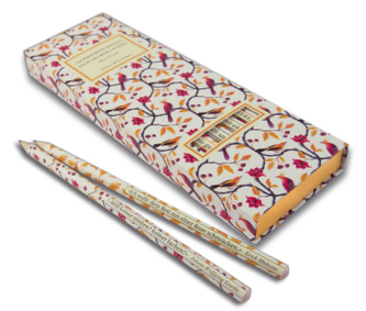Insel Bücherei Bleistift-Set, 6 Bleistifte mit Zitaten
