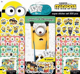 Mimoni 2 - Samolepkový set 500 ks