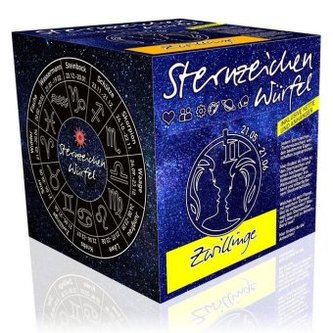 Sternzeichenwürfel Zwillinge