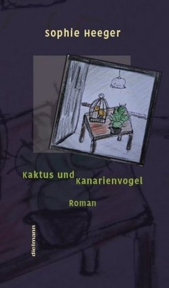 Kaktus und Kanarienvogel