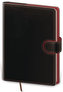 Diář 2021: Flip černo/červená, A5 denní, 143x205