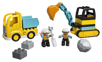 LEGO® DUPLO 10931 Náklaďák a pásový bagr